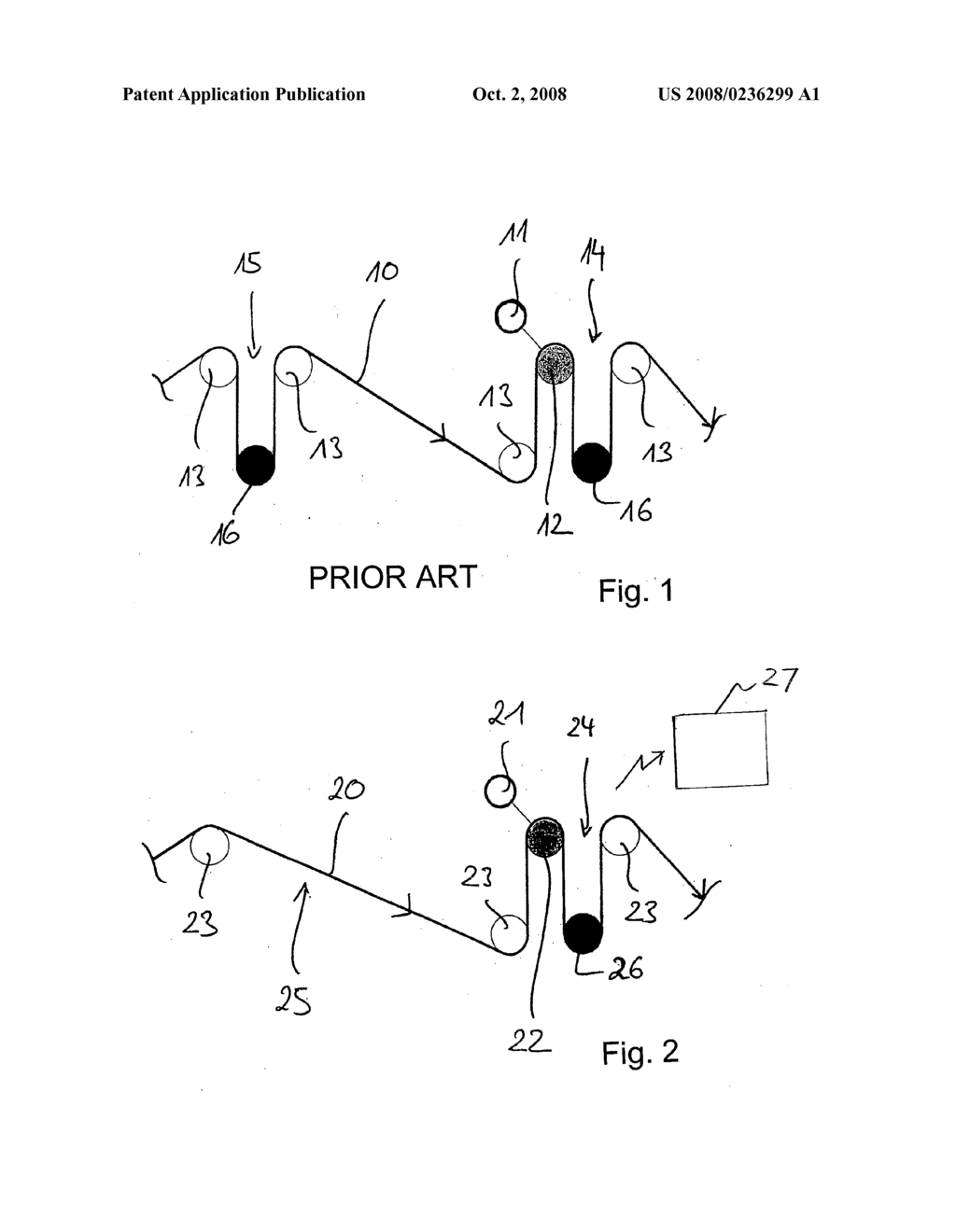 METHOD AND DEVICE FOR DETERMINING THE WEB TENSION OR THE WEB TENSILE FORCE IN A PRINTING SUBSTRATE WEB - diagram, schematic, and image 02