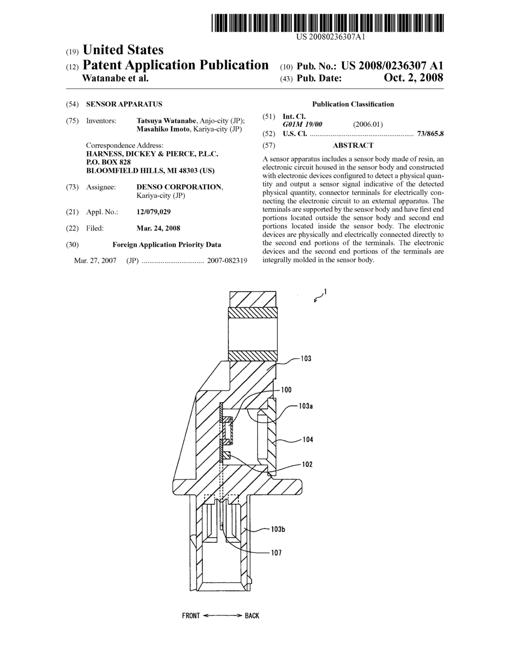 Sensor apparatus - diagram, schematic, and image 01