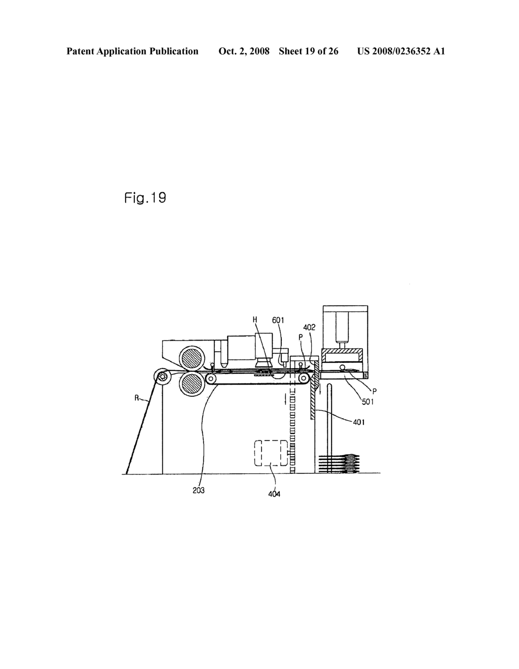 APPARATUS FOR CUTTING SERIES OF MEDICINE PACKETS - diagram, schematic, and image 20