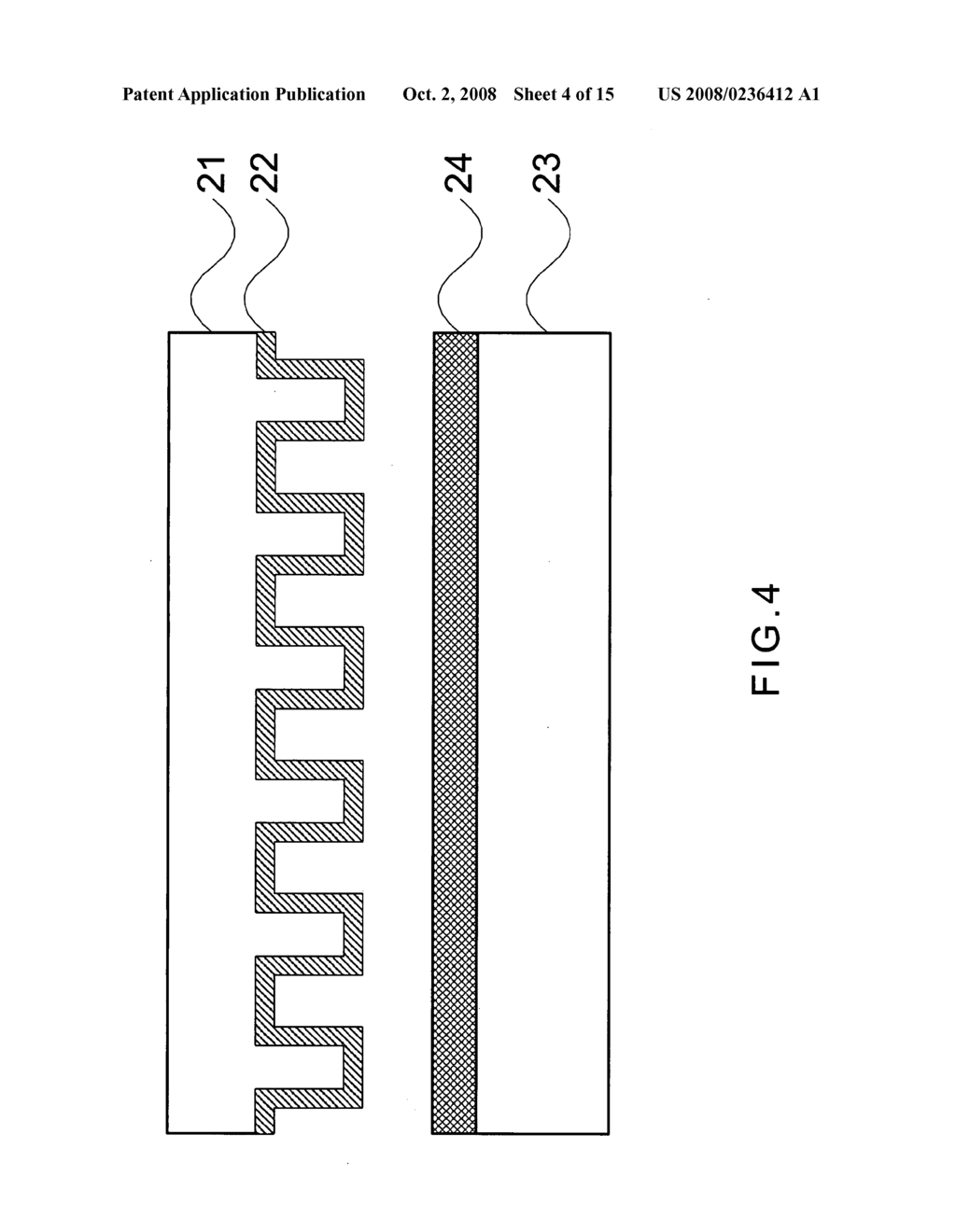 Nano-imprinting method using material having surface energy - diagram, schematic, and image 05