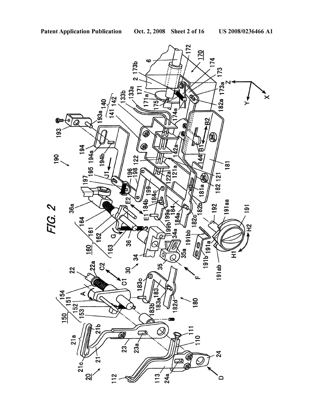 SEWING MACHINE - diagram, schematic, and image 03