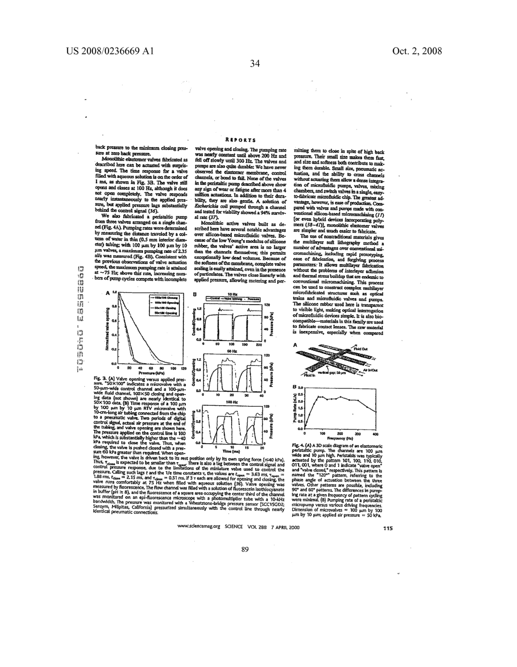 MICROFABRICATED ELASTOMERIC VALVE AND PUMP SYSTMES - diagram, schematic, and image 87