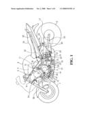 COOLING DEVICE FOR MOTORCYCLE ENGINE diagram and image