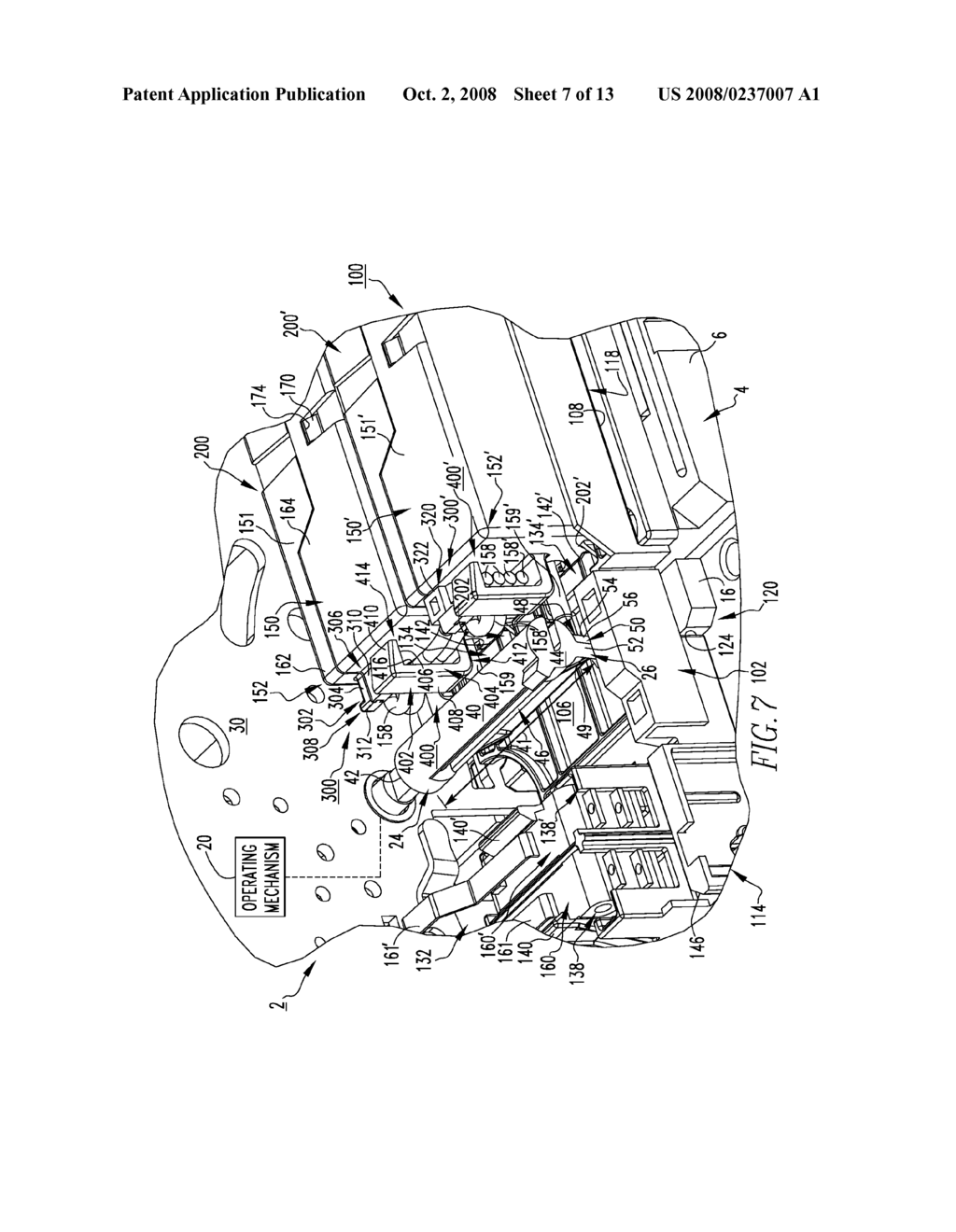 ELECTRICAL SWITCHING APPARATUS, AND SUB-ASSEMBLY AND AUXILIARY SWITCH TRAY THEREFOR - diagram, schematic, and image 08