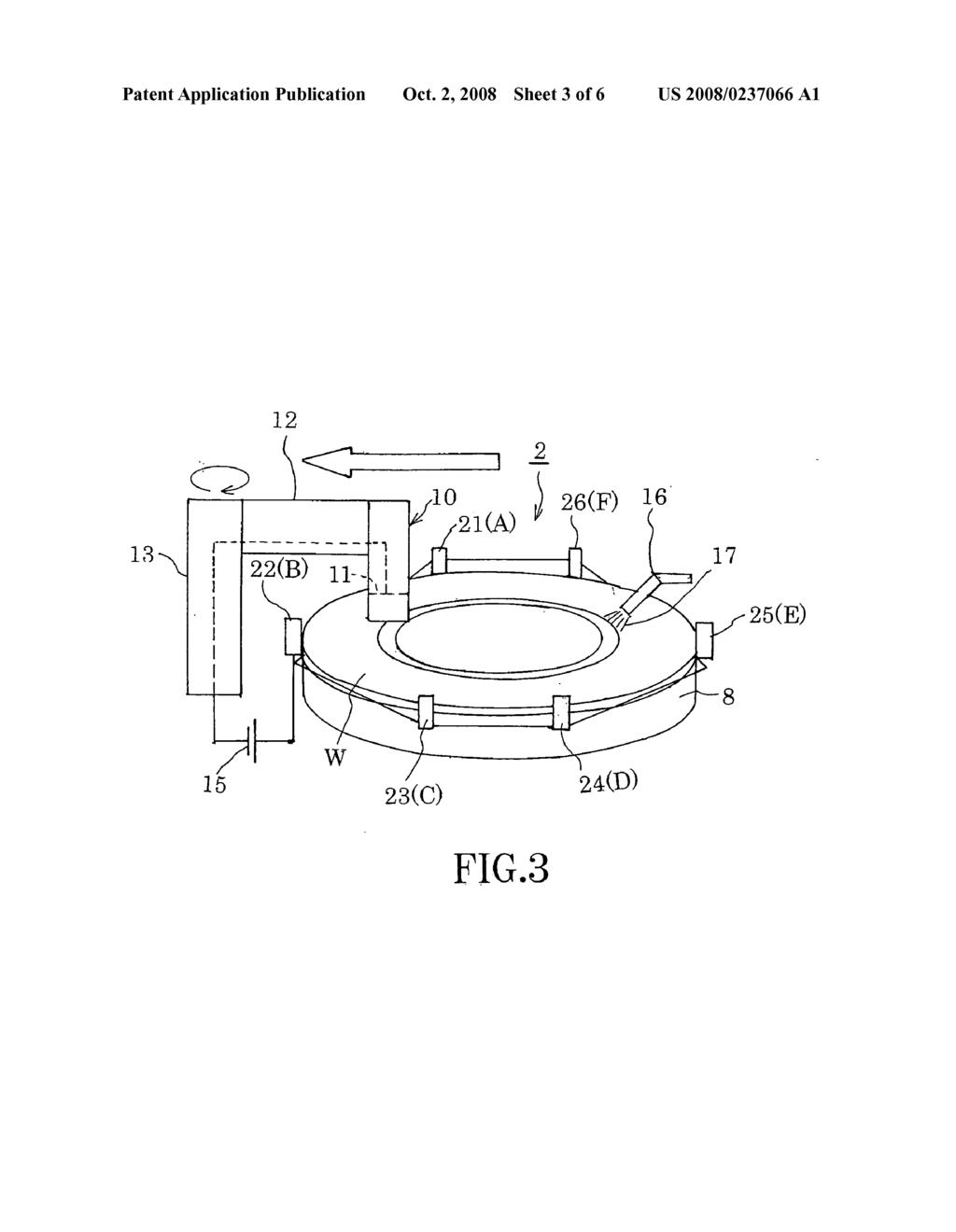 Electrolytic processing unit device, and method for electrolytic processing, washing, and drying - diagram, schematic, and image 04