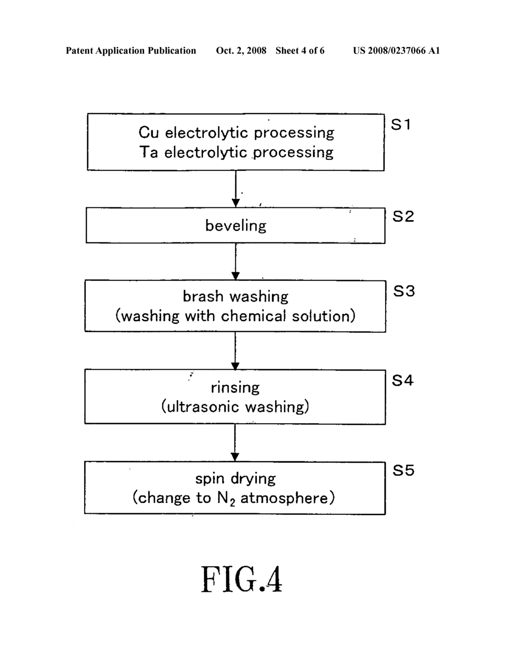 Electrolytic processing unit device, and method for electrolytic processing, washing, and drying - diagram, schematic, and image 05