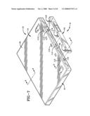 METHOD OF USING LOCKABLE STORAGE CONTAINER diagram and image