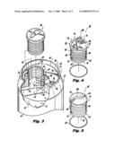 Resealable beverage container diagram and image