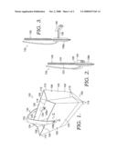 CONTAINER HAVING A RELEASABLE HANDLE diagram and image