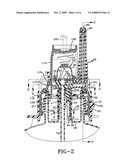 Foam soap dispenser with stationary dispensing tube diagram and image