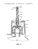 Foam soap dispenser with stationary dispensing tube diagram and image