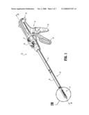 Anvil-mounted dissecting tip for surgical stapling device diagram and image