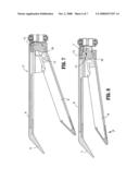 Anvil-mounted dissecting tip for surgical stapling device diagram and image