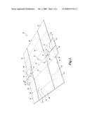 Reusable pop-up container and associated container blank diagram and image