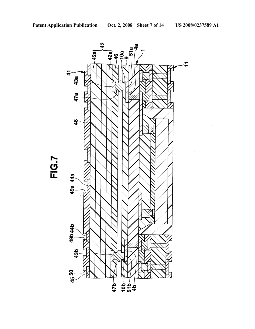 Semiconductor device comprising circuit substrate with inspection connection pads and manufacturing method thereof - diagram, schematic, and image 08