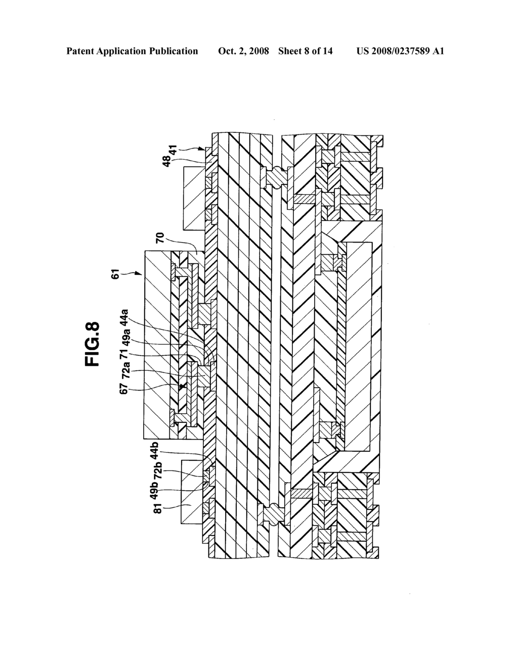 Semiconductor device comprising circuit substrate with inspection connection pads and manufacturing method thereof - diagram, schematic, and image 09