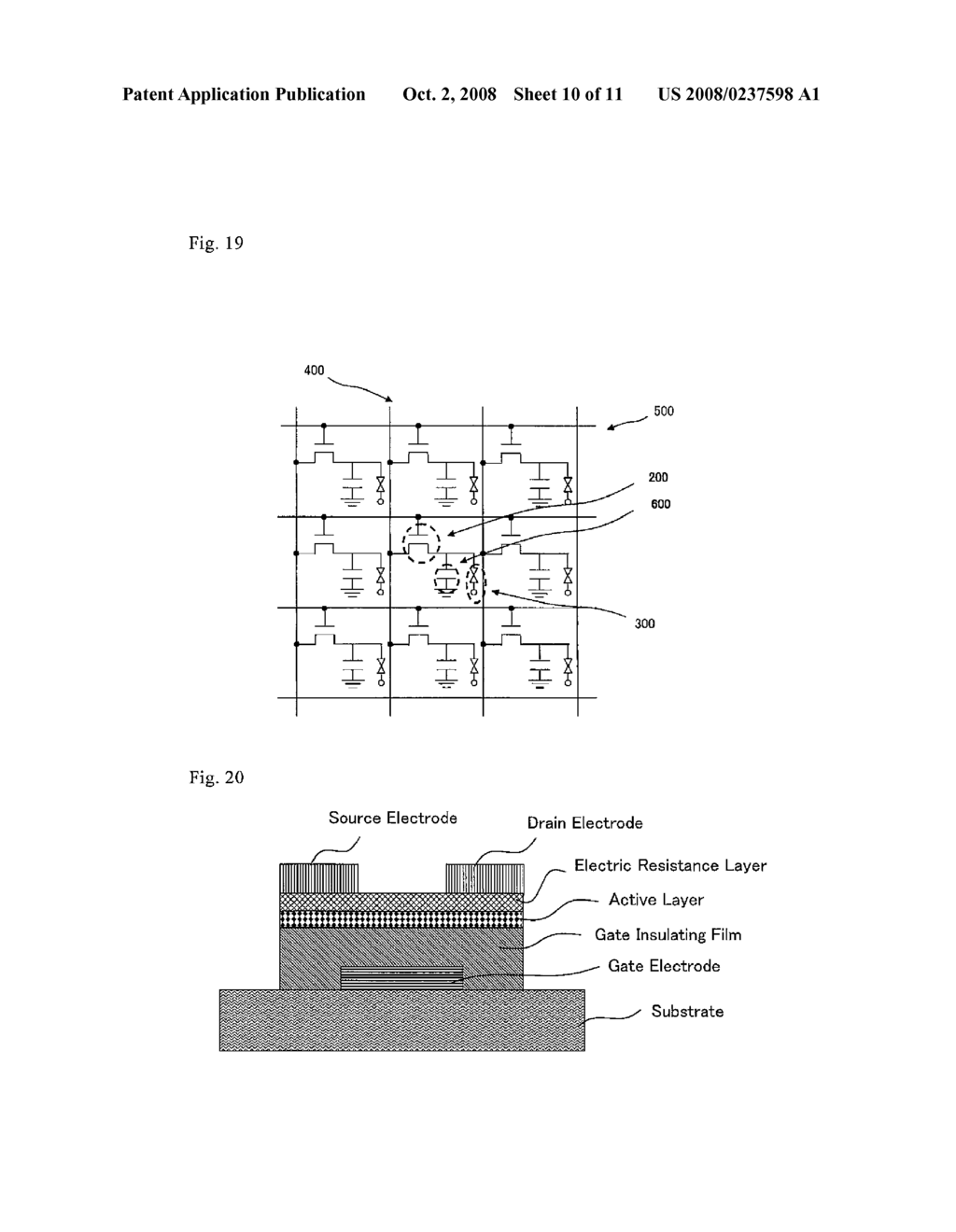 THIN FILM FIELD EFFECT TRANSISTOR AND DISPLAY - diagram, schematic, and image 11