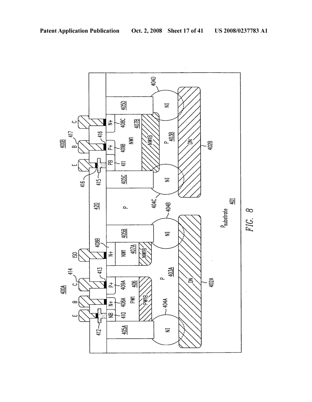 Isolated bipolar transistor - diagram, schematic, and image 18