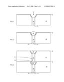 RECESSED SOLDER SOCKET IN A SEMICONDUCTOR SUBSTRATE diagram and image