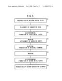 METHOD OF PRODUCING STAMPER FOR OPTICAL RECORDING MEDIUM, METHOD OF PRODUCING SUBSTRATE, METHOD OF PRODUCING OPTICAL RECORDING MEDIUM, AND APPARATUS FOR PRODUCING STAMPER FOR OPTICAL RECORDING MEDIUM diagram and image