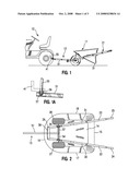 Tow-bar for wheelbarrows diagram and image