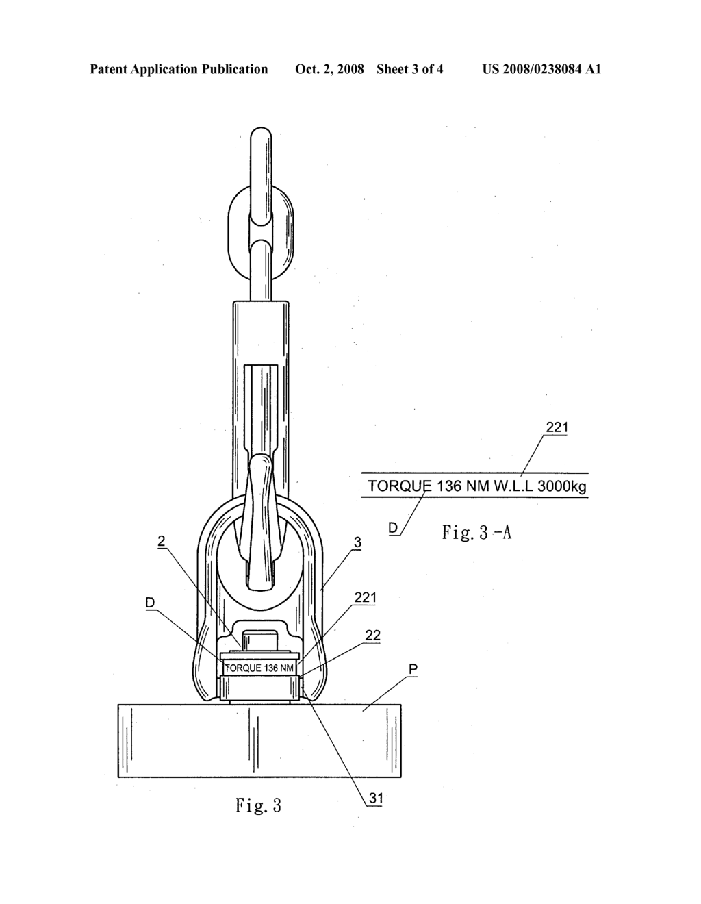 Basic hoisting ring labeling means - diagram, schematic, and image 04