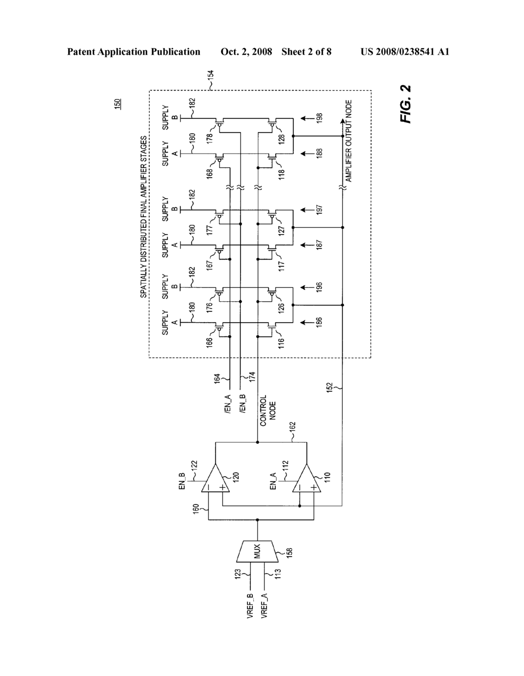 SPATIALLY DISTRIBUTED AMPLIFIER CIRCUIT - diagram, schematic, and image 03