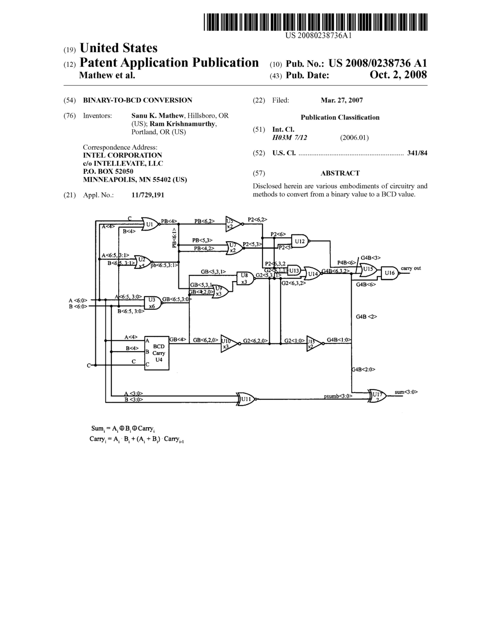 BINARY-TO-BCD CONVERSION - diagram, schematic, and image 01