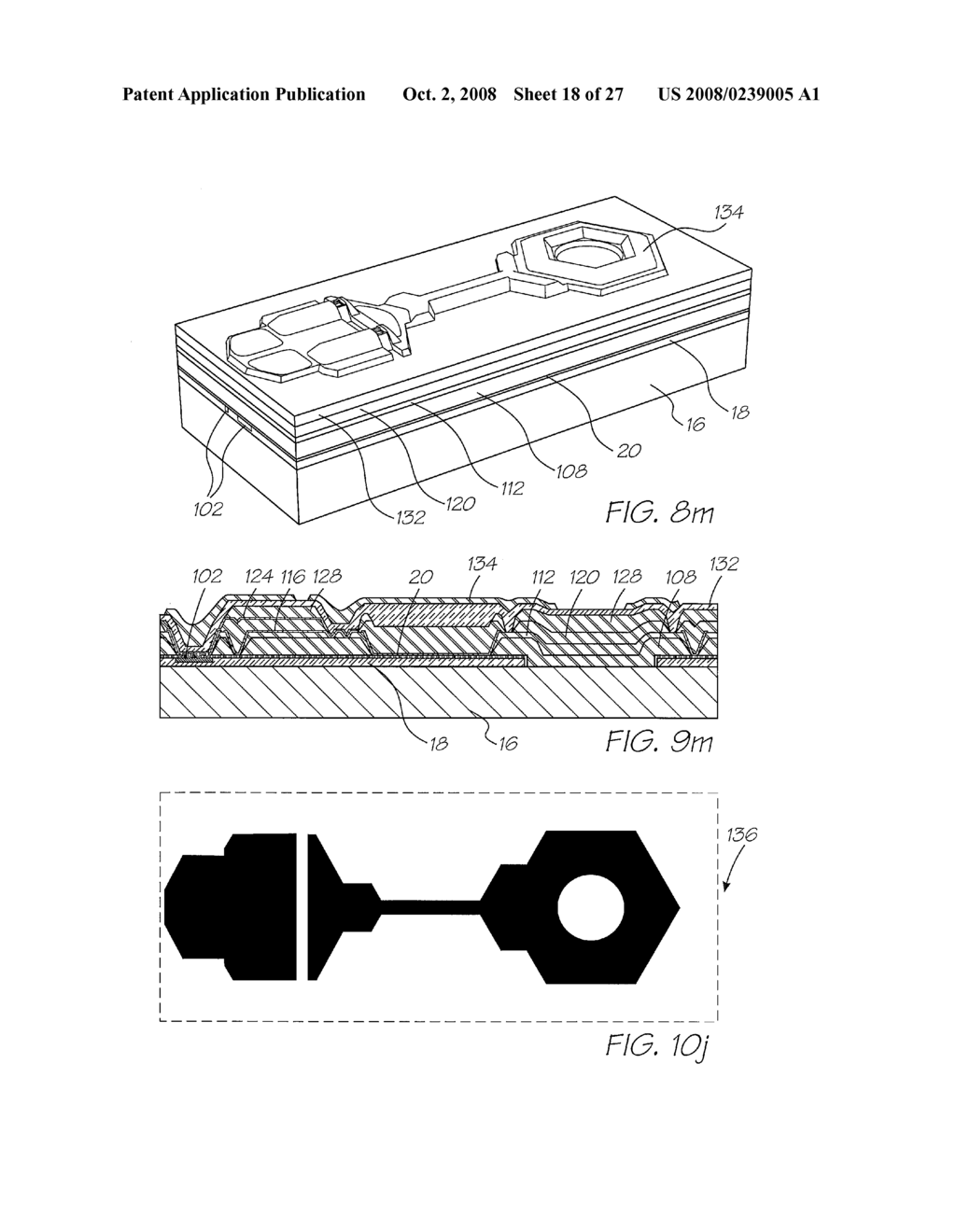 Inkjet Printhead Nozzle Assembly Having A Raised Rim To Support An Ink Meniscus - diagram, schematic, and image 19