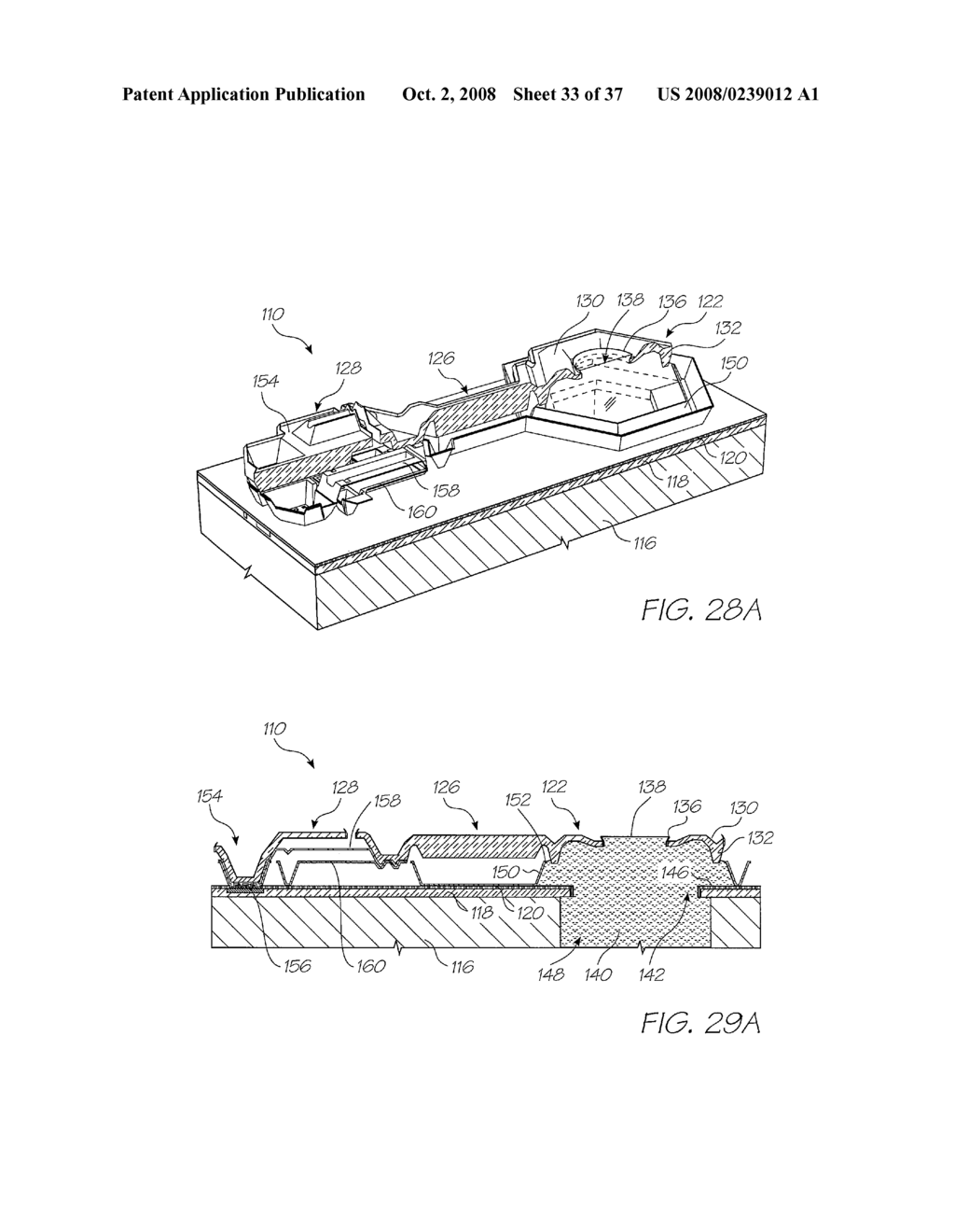 Inkjet Printer With A Pagewidth Printhead Having Nozzle Arrangements With An Actuating Arm Having Particular Dimension Proportions - diagram, schematic, and image 34