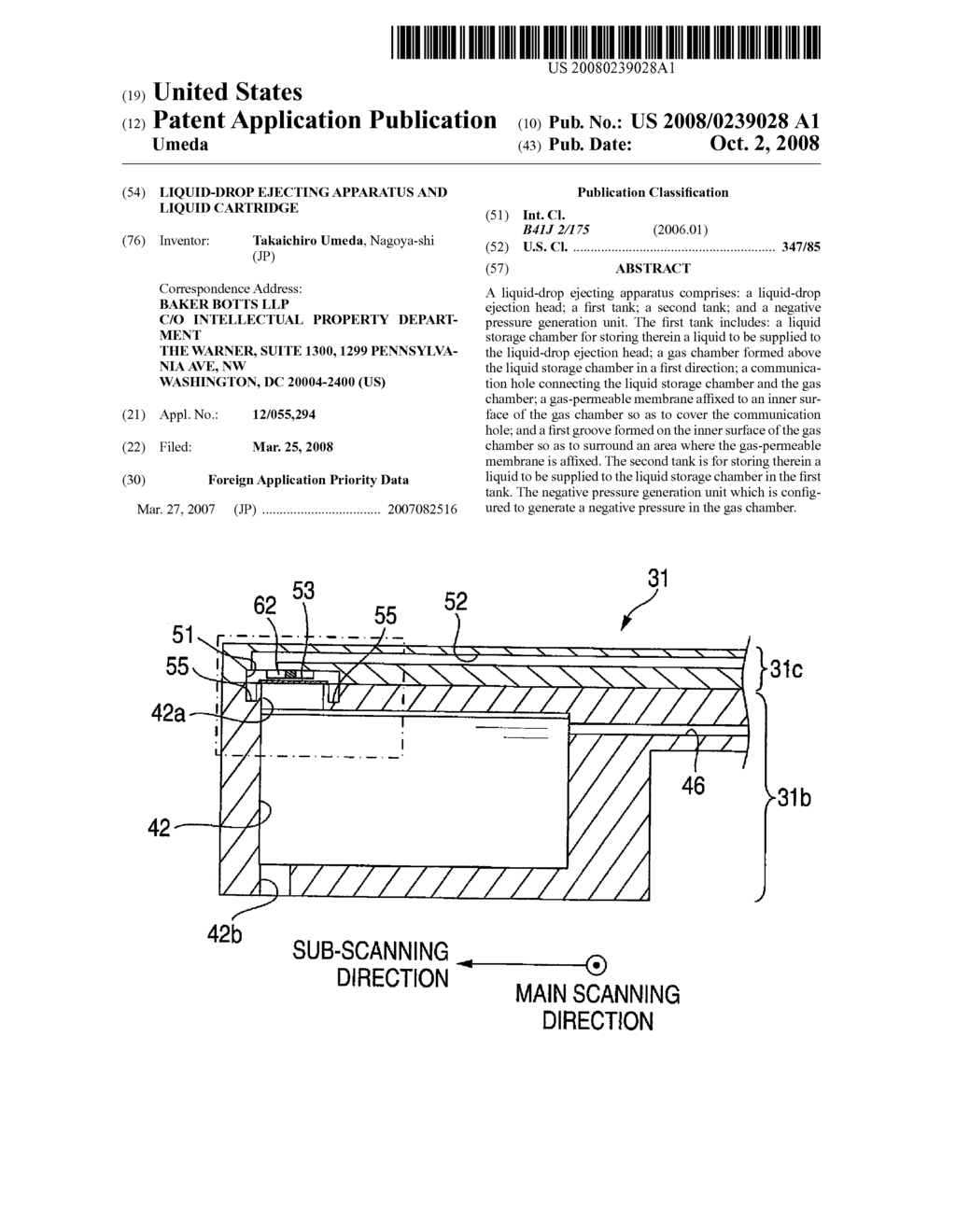 LIQUID-DROP EJECTING APPARATUS AND LIQUID CARTRIDGE - diagram, schematic, and image 01