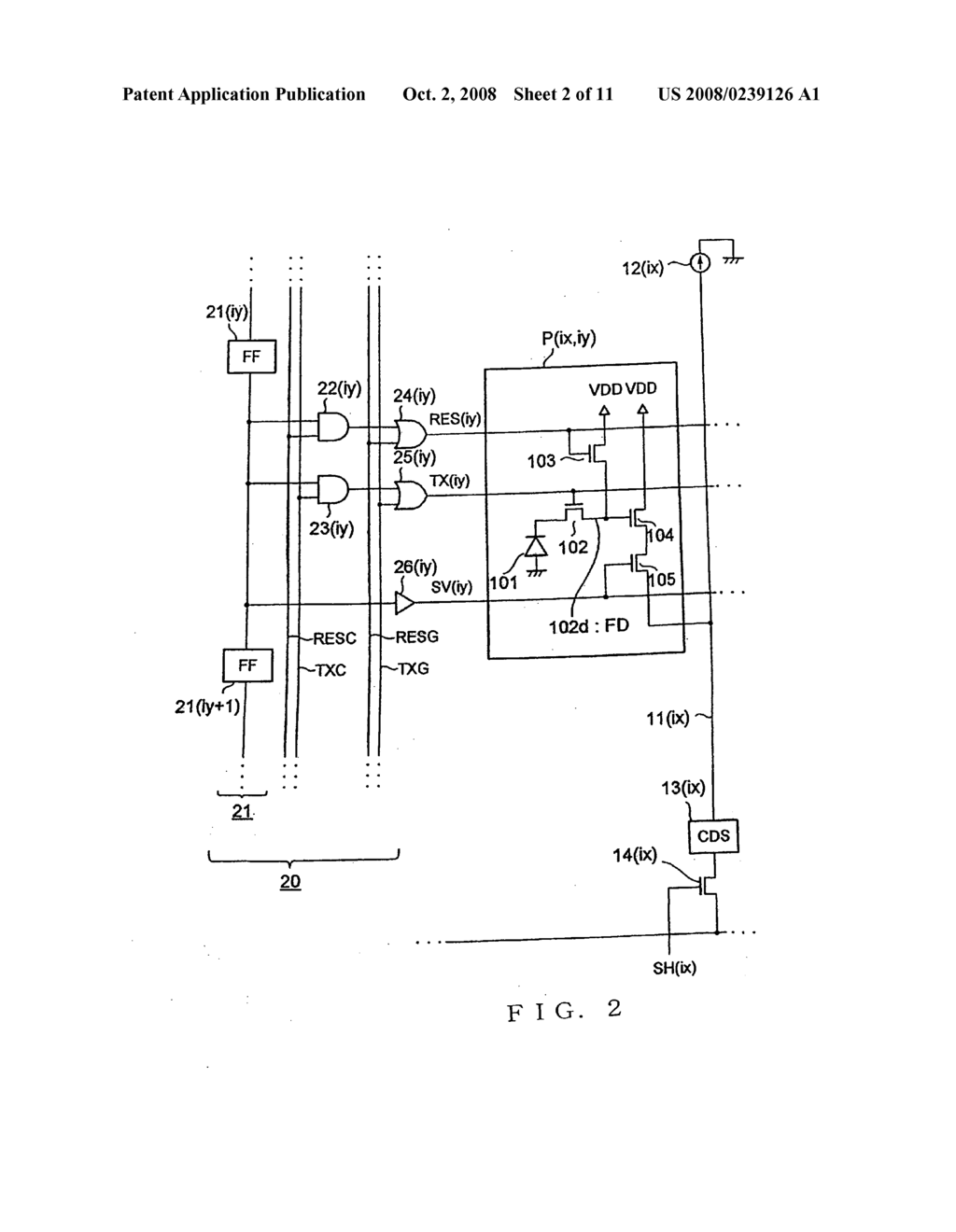 CMOS solid-state image pickup apparatus - diagram, schematic, and image 03