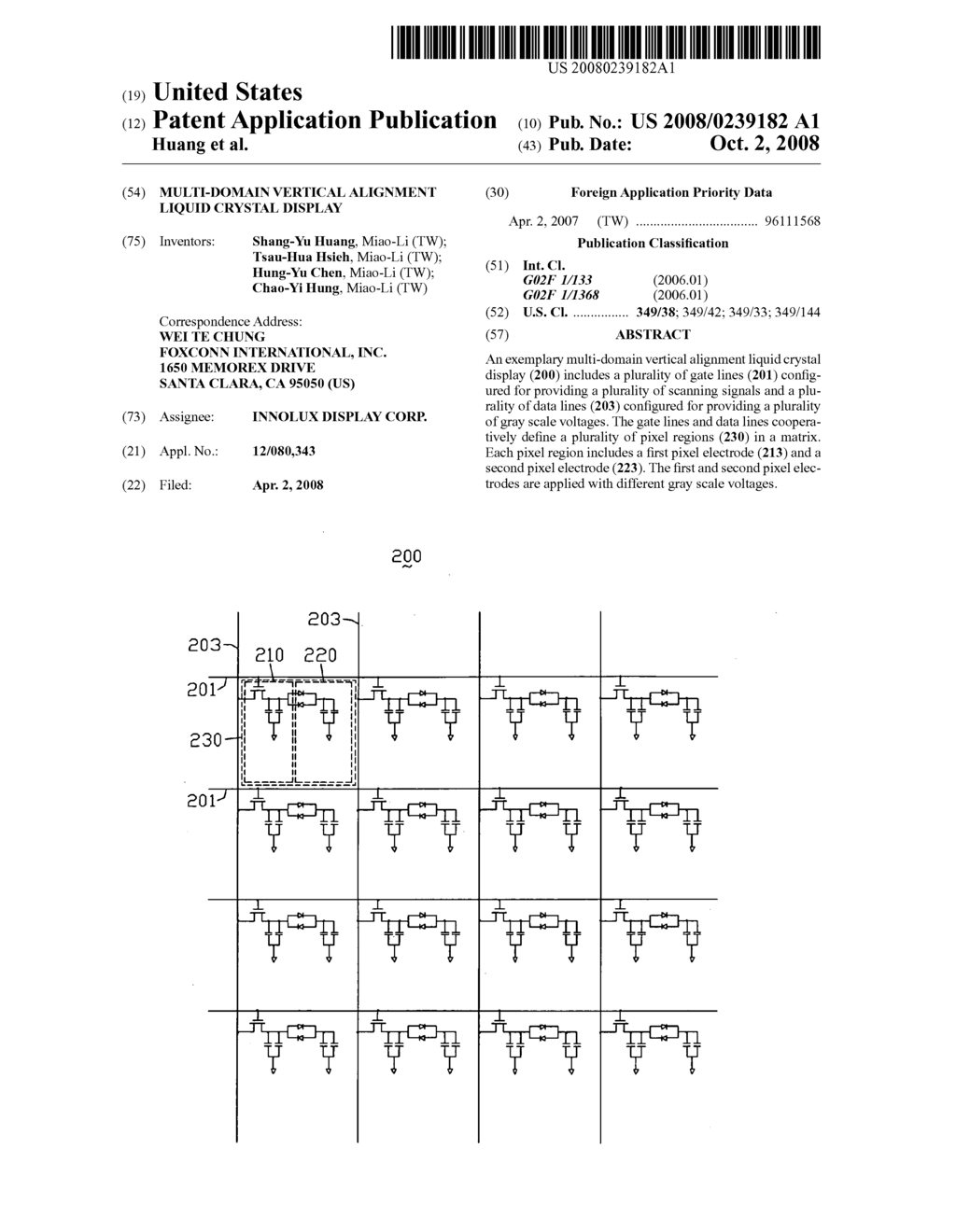 Multi-domain vertical alignment liquid crystal display - diagram, schematic, and image 01