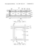 Liquid crystal panel having elements for electrically coupling common electrode and common lines diagram and image
