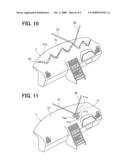 VISIBLE LASER BEAM PROJECTION SYSTEM AND METHOD OF MOUNTING VISIBLE LASER BEAM PROJECTION DEVICE diagram and image