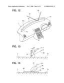 VISIBLE LASER BEAM PROJECTION SYSTEM AND METHOD OF MOUNTING VISIBLE LASER BEAM PROJECTION DEVICE diagram and image