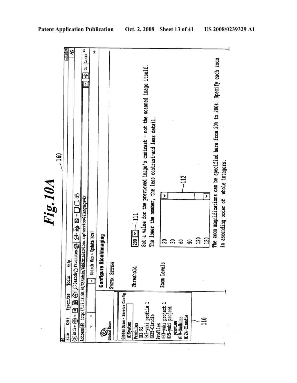 System and method for image thumbnail/preview on an image processing device - diagram, schematic, and image 14