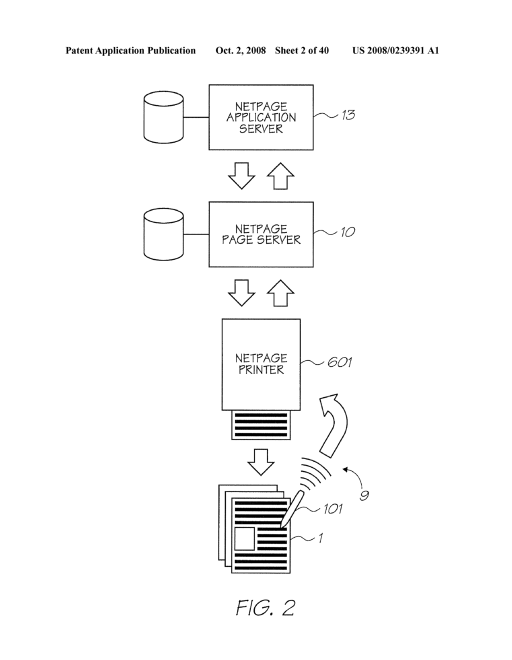 SYSTEM HAVING PRINTER AND SENSING DEVICE FOR INTERACTION WITH COMPUTER SOFTWARE - diagram, schematic, and image 03