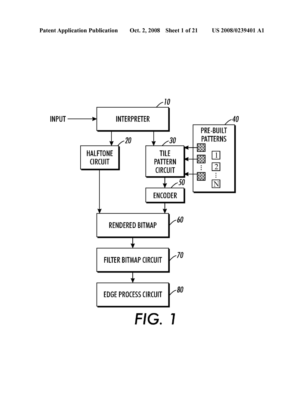 METHOD AND SYSTEM FOR SELECTIVE BITMAP EDGE SMOOTHING - diagram, schematic, and image 02