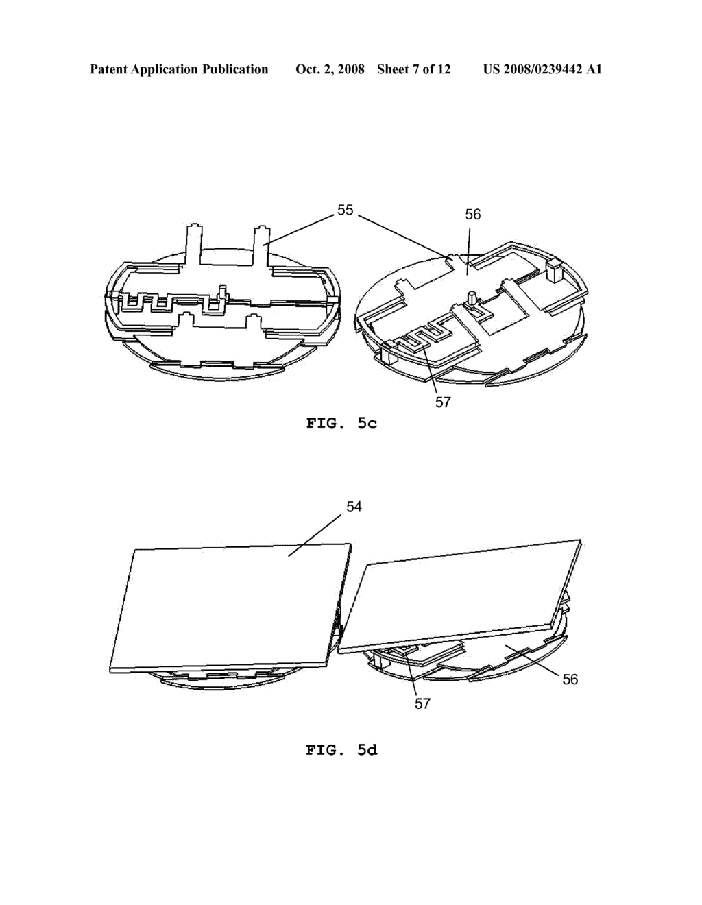 ARRAY OF MICROMIRRORS WITH NON-FIXED UNDERLYING STRUCTURES - diagram, schematic, and image 08