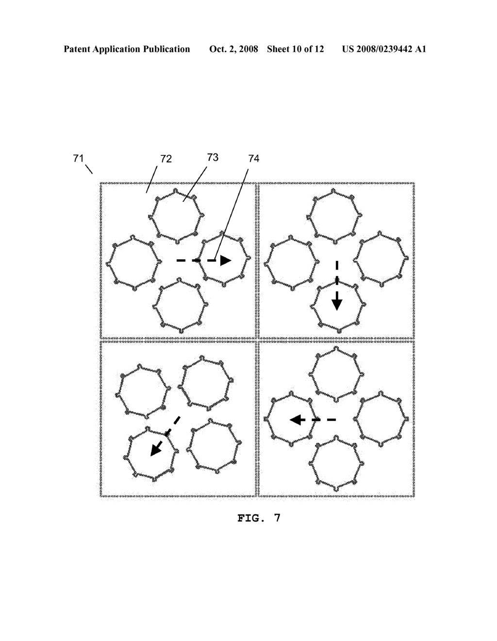 ARRAY OF MICROMIRRORS WITH NON-FIXED UNDERLYING STRUCTURES - diagram, schematic, and image 11