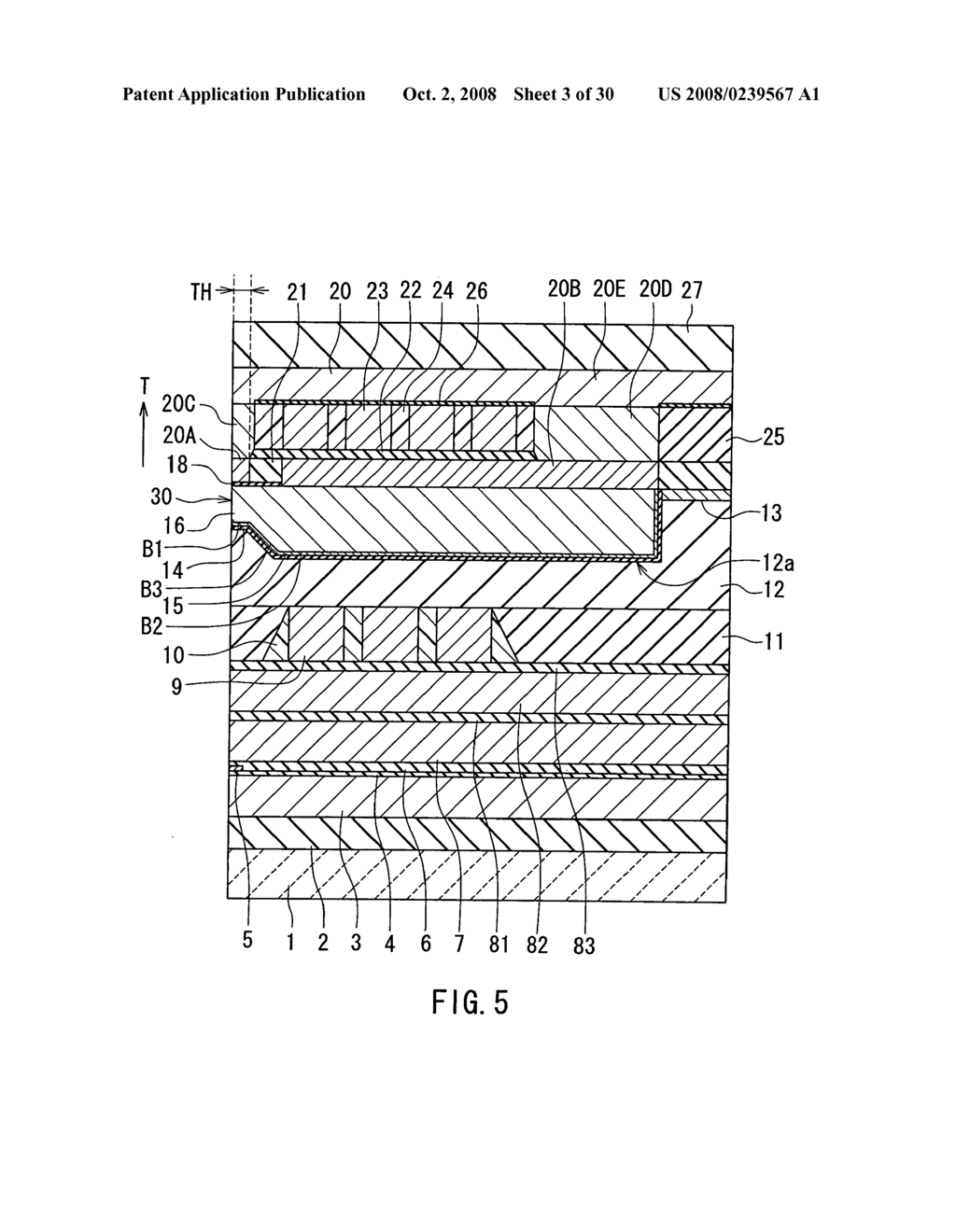 Magnetic head for perpendicular magnetic recording and method of manufacturing same - diagram, schematic, and image 04