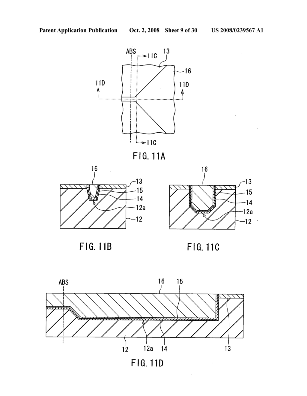 Magnetic head for perpendicular magnetic recording and method of manufacturing same - diagram, schematic, and image 10