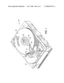 Spring loaded head for reduced fly height and tracking control diagram and image