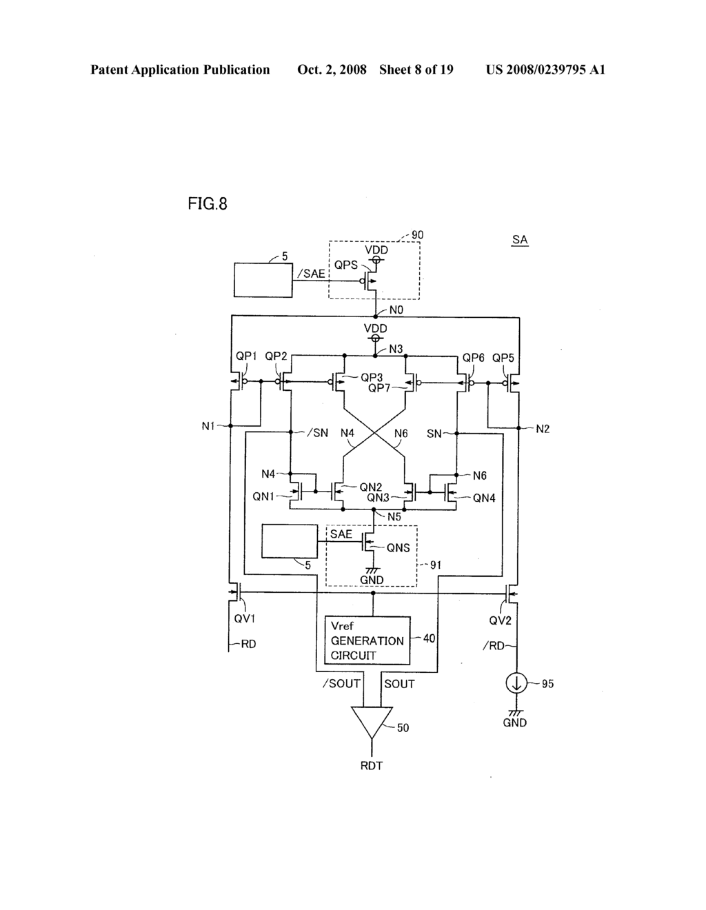 NONVOLATILE MEMORY DEVICE WITH WRITE ERROR SUPPRESSED IN READING DATA - diagram, schematic, and image 09