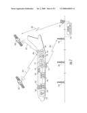 AIRCRAFT COMMUNICATIONS SYSTEM SELECTIVELY ALLOCATING DATA COMMUNICATIONS CHANNEL CAPACITY AND ASSOCIATED METHODS diagram and image