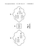 Signaling status information of an application service diagram and image