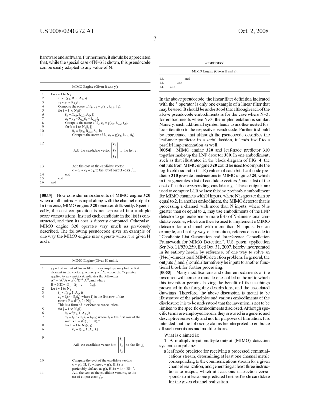 SYSTEMS AND METHODS FOR N-DIMENSIONAL LEAF-NODE PREDICTION FOR MIMO DETECTION - diagram, schematic, and image 11