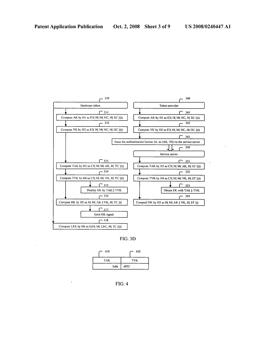 SYSTEM AND METHOD FOR USER AUTHENTICATION WITH EXPOSED AND HIDDEN KEYS - diagram, schematic, and image 04