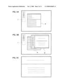 INFORMATION OUTPUTTING DEVICE, INFORMATION OUTPUTTING METHOD, COMPUTER READABLE RECORDING MEDIUM, AND IMAGE PROJECTING SYSTEM diagram and image